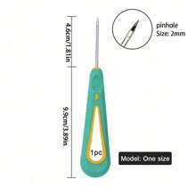 1/2 件蜡烛模具打孔工具硅胶模具手钻设备实用小工具打孔针蜡烛芯工具蜡烛制作用品 - 藍色 - 查看 2