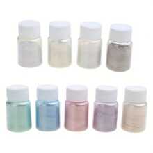 9 Couleurs Pigment En Poudre De Mica Teinture De Résine Époxy Pigments En Poudre Naturels Pour Pigments Adhésifs Diy Bains Teintures