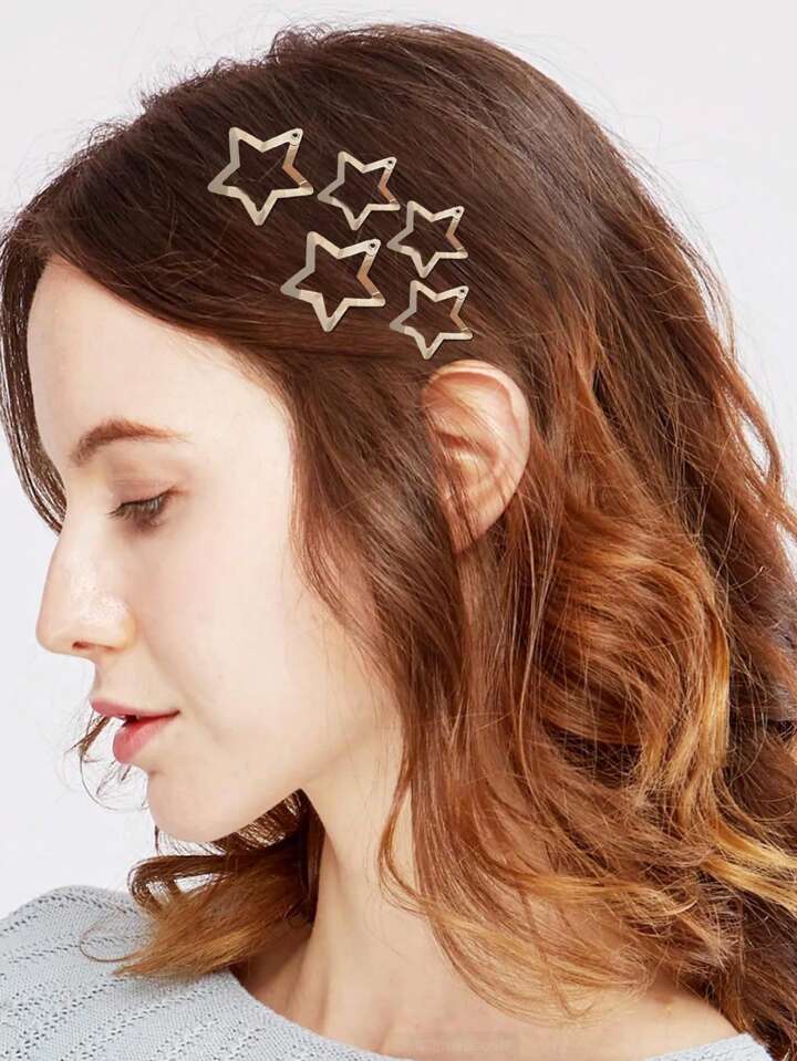 Y2K Porte-clés En Métal Avec Breloque étoile Pour Femme Et Homme Décoration De Sac à Main Bijoux Faits à La Main, Argent