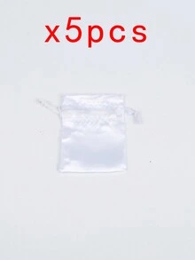 5 cái Đúng mốt Vải Sa tanh & Lụa Dây rút Đối với Nhẫn , Hoa tai , Vòng tay , Ngày lễ tình nhân Đối với phụ nữ - Túi dây rút satin - Xem 15