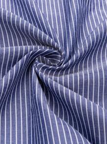 Men Shirts - Navy Blue - View 6