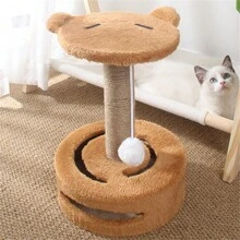 1 Miếng Hình động vật Hai lớp Nhảy Tấm bảng Scratching Đối với Mèo , Với chuông Và Treo Trái bóng Đối với Chơi - Nhiều màu - Xem 4