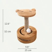 1 Miếng Hình động vật Hai lớp Nhảy Tấm bảng Scratching Đối với Mèo , Với chuông Và Treo Trái bóng Đối với Chơi - Nhiều màu - Xem 6