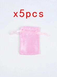 5 cái Đúng mốt Vải Sa tanh & Lụa Dây rút Đối với Nhẫn , Hoa tai , Vòng tay , Ngày lễ tình nhân Đối với phụ nữ - Túi dây rút satin - Xem 39