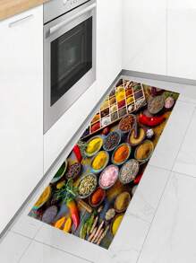 1 Miếng Phòng bếp Gia vị Mẫu Hiện đại Sang trọng Phong cách Phòng khách Đồ trang trí Tấm lót , Chống trượt & Hấp thụ Thảm Đối với Nhà  Phòng ngủ Lối vào - Nhiều màu - Xem 1