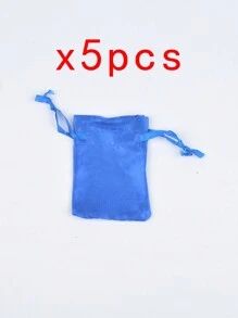 5 cái Đúng mốt Vải Sa tanh & Lụa Dây rút Đối với Nhẫn , Hoa tai , Vòng tay , Ngày lễ tình nhân Đối với phụ nữ - Túi dây rút satin - Xem 40