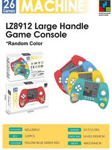 Mini Handheld Game Console (Battery Not Included) With 26 Retro Style Pixelated Games Including Russian Block And Various Classic Style Vintage Controllers - Colors Shipped Randomly - View 17