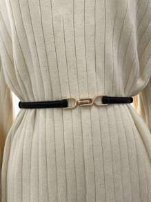 4pcs Women's Adjustable Simple Western Belt, Suitable For Daily Wear, Summer, School Fall, Autumn, Halloween