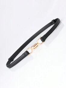 4pcs Women's Adjustable Simple Western Belt, Suitable For Daily Wear, Summer, School Fall, Autumn, Halloween