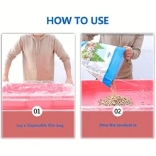 10pcs Disposable Transparent Plastic Liners For Small Pet Cages, Including Bunny Cages, Hamster Habitats And Potty Litter Boxes - Multicolor - View 7