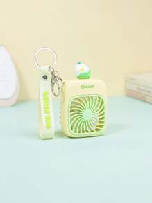 可爱1PC风扇钥匙扣，手持小型便携风扇，USB充电风扇，适合日常休闲、户外运动、登山、送礼、父亲节、母亲节、朋友节、包包、车钥匙等。（三种颜色可供选择）万圣节 - 彩色 - 查看 9