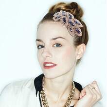 2入組波西米亞風格珠子和鑽石手工頭帶，適用於化妝派對、舞會、復古髮飾 - 彩色 - 查看 11