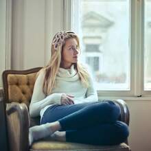 2入組波西米亞風格珠子和鑽石手工頭帶，適用於化妝派對、舞會、復古髮飾 - 彩色 - 查看 9