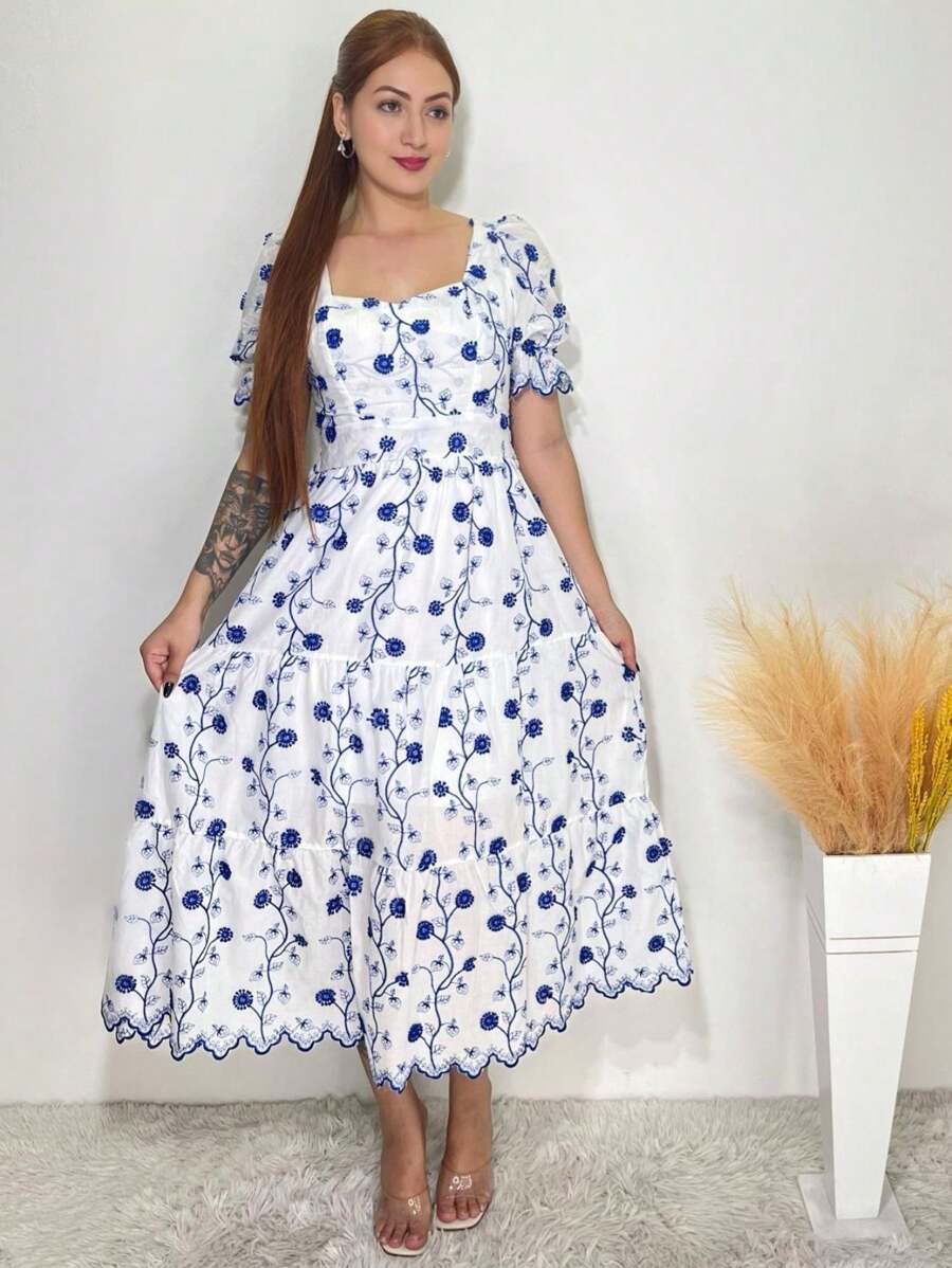 Women Dresses - Xanh đậm - Xem 1