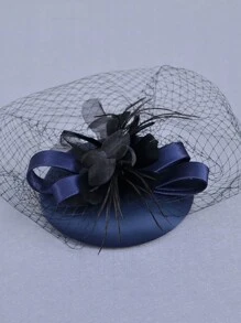 Mũ quyến rũ nhỏ dành cho nữ Váy cưới màu đen quý phái cổ điển của Anh Mũ sắt Đêm che mặt ở Thượng Hải Mũ nón Phụ kiện Mũ quyến rũ dành cho nữ Mũ đua ngựa Mũ dự tiệc Chụp ảnh cưới cô dâu Mũ sắt Mũ trang nhã Mũ đen Mũ trắng Mũ quyến rũ Mũ nữ màu hồng Nơ mũ duyên dáng - A - Xem 4