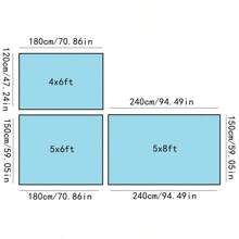 Outdoor Patio Rug Waterproof Camping - Outdoor Area Rugs Carpet Waterproof, Outdoor Plastic Straw Rug For Patios Clearance, Outdoor Rugs For Camping, Porch, Deck, Balcony, Backyard, Blue - Blue+White+Grey - View 3