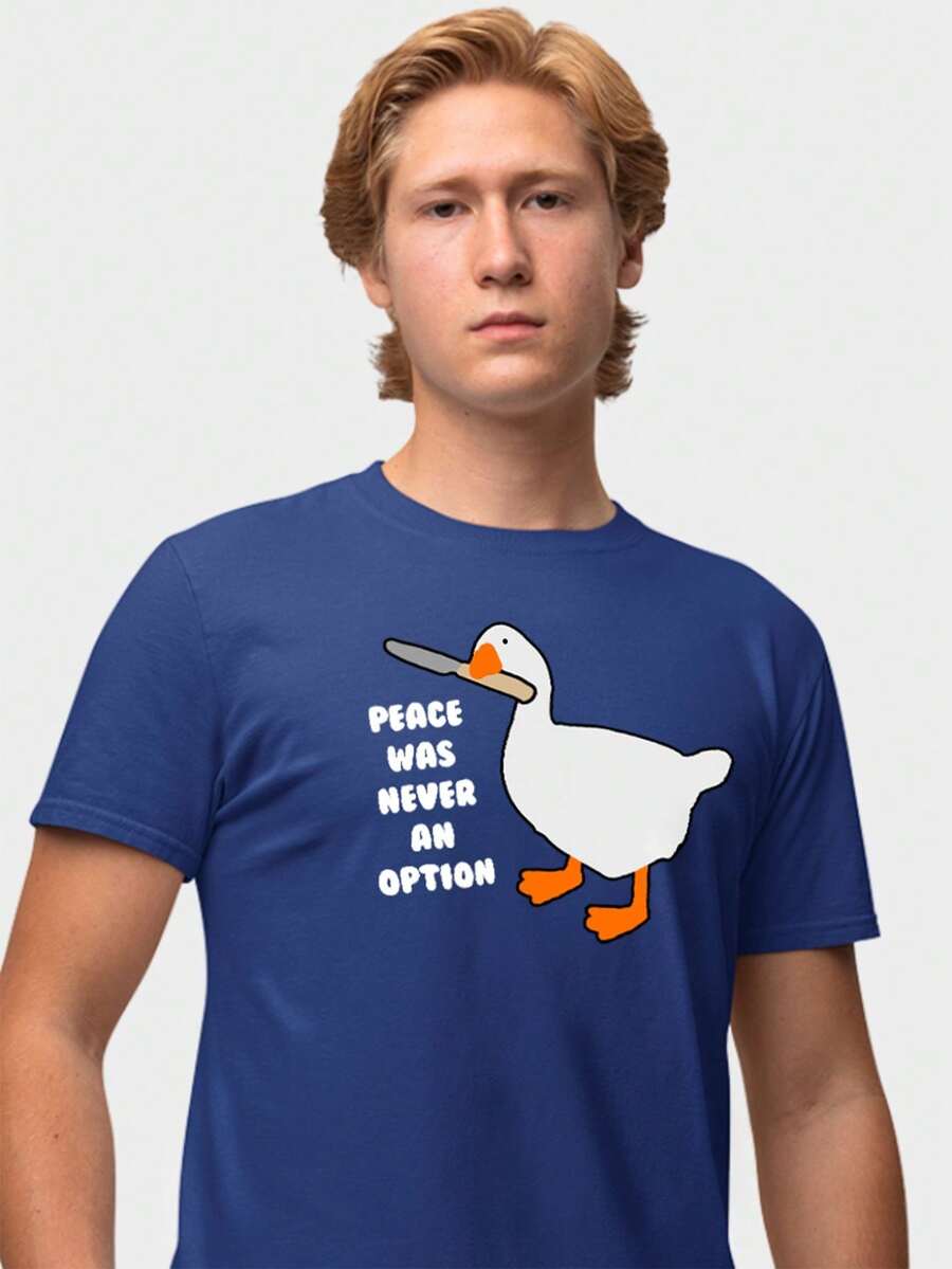 Men T-Shirts - Màu xanh hải quân - Xem 1