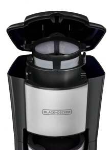 Cafetera Eléctrica Individual, con Vaso Termo Marca Black Decker Modelo CM618B Color Negro - Negro - Ver 6