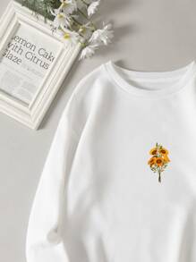 Women Sweatshirts - 白色 - 查看 2