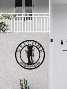 1 tấm kim loại trang trí, mặt dây chuyền nghệ thuật treo tường bằng kim loại thiết kế chữ cái cổ điển, đồ trang trí treo tường, nghệ thuật hình bóng rỗng sáng tạo, trang trí nhà trong nhà, nghệ thuật treo tường cho vườn, đồ thủ công mỹ nghệ bằng kim loại, quà tặng lễ hội, trang trí nhà, trang trí phòng, quà tặng trang trí tường sinh nhật tốt nghiệp - màu đen - Xem 9