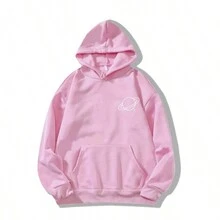 Women Sweatshirts - 淺粉色 - 查看 1