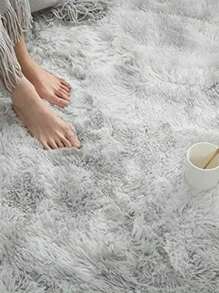 Alfombra Decorativa Sala De Estar Y Dormitorio 200 * 140 Cm - Gris Claro - Ver 4