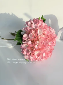 1支/2支/4支人造绣球花束，DIY生日派对装饰，婚礼花篮，新娘捧花，家居装饰，餐厅，卧室，窗台，花瓶装饰，情人节，新年装饰，户外花园，情人节礼物，毕业礼物