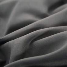 2 Piezas/paquete Funda De Almohada De Un Solo Color Y Con Encaje, Suave Para La Piel - Gris Oscuro - Ver 3