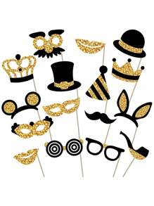 Bride-To-Be Party Game Funny Atmosphere Wedding Party Photo Props 58pcs/16pcs - Multicolor - View 7