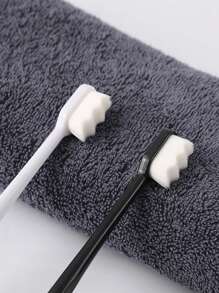 4pcs Nano-Micron Toothbrush Set, Couple Style, Soft Bristles, Ultrafine, Ultrasoft, 10,000 Bristles Toothbrush - Multicolor - View 2