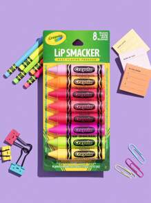 Balsamo Labial 8 piezas Lip Smacker Crayola - Multicolor - Ver 1