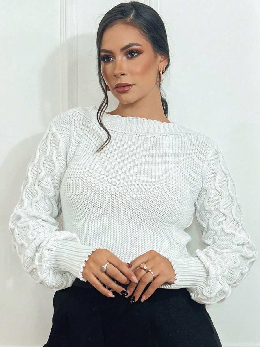 Women Sweaters - trắng - Xem 1