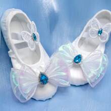 Sapatos De Ballet Branco Para Crianças Com Sola Macia Para Prática De Performance, Sapatos De Dança Para Jardim De Infância