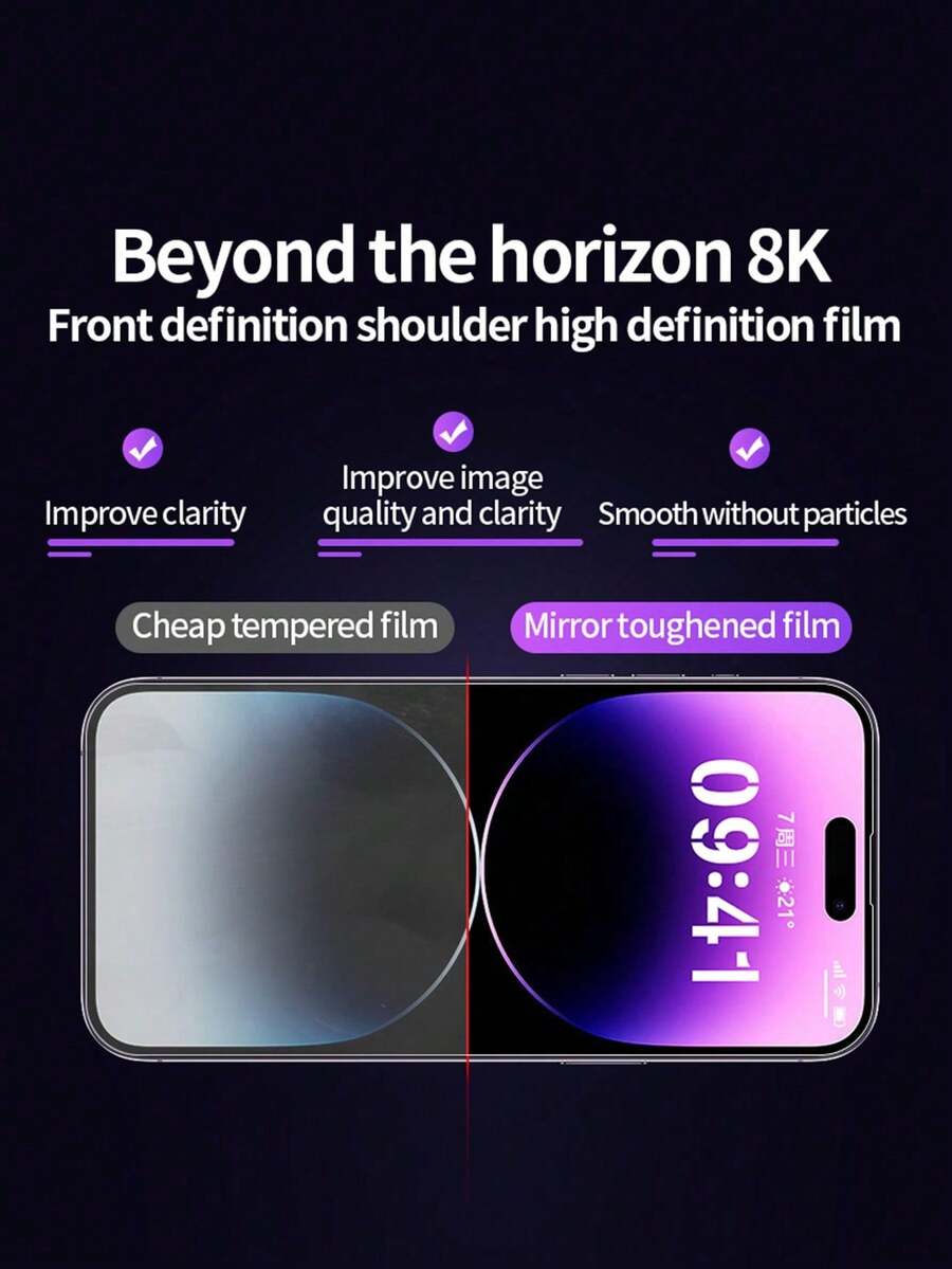 1 Miếng Apple Trang điểm Màng bảo vệ , Trong suốt - màu xanh lá - Xem 1