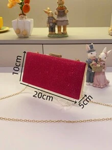 Women Evening Bags - 玫瑰紅 - 查看 3