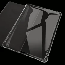 1 pièce Coque de protection transparente Apple, anti-chute, couverture complète, coque en silicone souple, convient pour Kindle