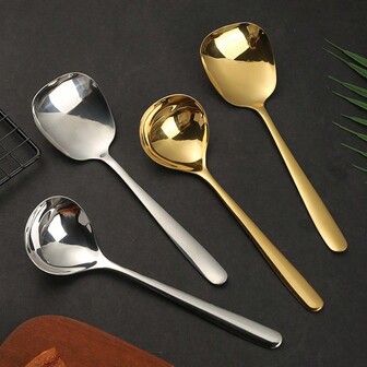 Stainless Steel Thick Serving Spoon For Home, Restaurant, Hotel, Cafeteria Christmas Gift