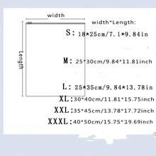 10 pièces Sacs à fermeture éclair transparents en PE EVA givré pour le rangement des vêtements, essentiels pour l'organisation des voyages et l'emballage des vêtements de saison à la maison, décorations, décorations de festival, décorations de chambre, décoration de maison, décoration de chambre à coucher, organisateur, rangement à la maison, T-shirt blanc pour femme, pantalon noir pour femme, vêtements d'hiver pour femme, robe