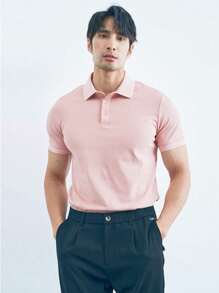Men Polo Shirts - Rosa Fucsia - Ver 1