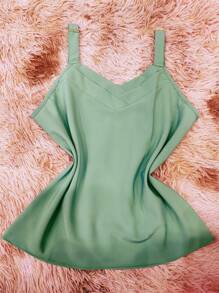 Women Tank Tops & Camis - màu xanh lá - Xem 1