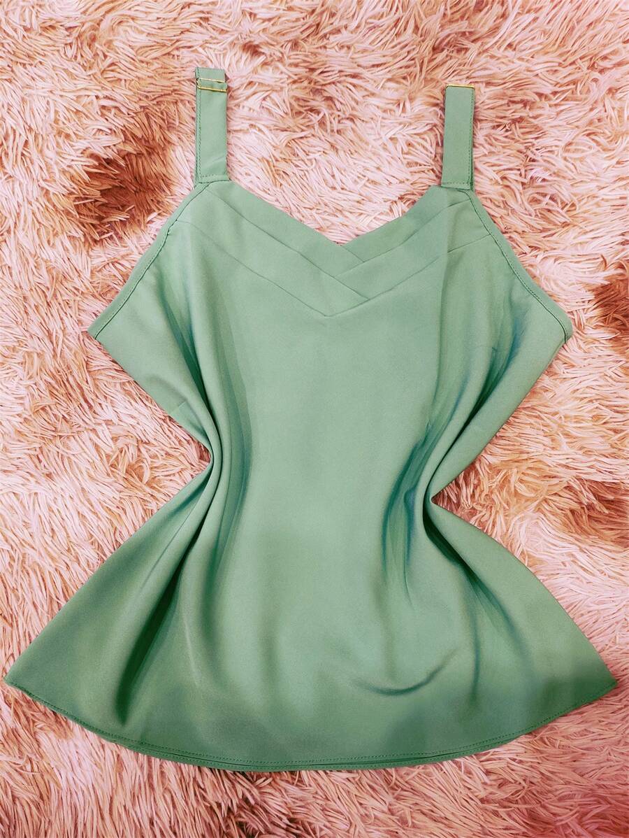 Women Tank Tops & Camis - màu xanh lá - Xem 1