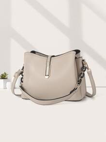 Bolso bandolera versátil de unicolor y elegante para mujer, regalo del Día de la Madre, bolso esencial para mamá para salir, mejor idea de regalo para el Día de la Madre