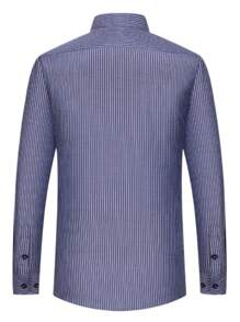 Men Shirts - Navy Blue - View 2