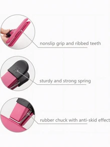 Fermagli per sacchetti di patatine, 15 cm di dimensione grande, assortiti nei colori, pinze di plastica resistenti per sigillare snack e alimenti, forniture scolastiche per il rientro a scuola - Multicolore - Visualizzare 6