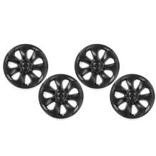 4PCS Wheel Covers For 2020-2023 Tesla Y 19-Inch ABS Hubcap Rim Protectors Whirlwind-Shaped Wheel Trim Covers By IKON MOTORSPORTS. - 大刀片款式-消光黑 - 查看 3