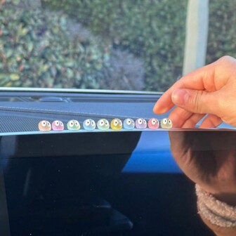 10pcs Small Coal Ball Luminous Multi-Color Car Decoration Series, Car Center Console, Rearview Mirror Decoration, Air Conditioning Vent Decoration