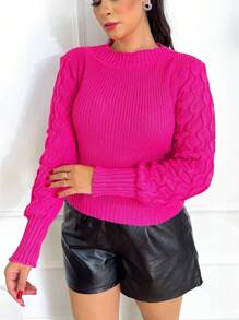 Women Sweaters - 粉色 - 查看 6