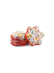 100 Pz Porta Canastas De Galleta Helado Genérica Paletería - Multicolor - Ver 2