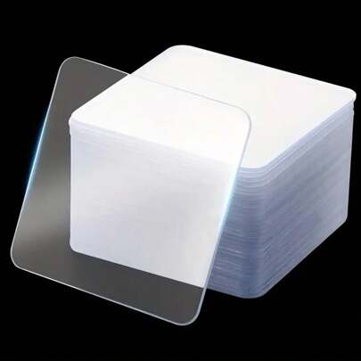 10 Stücke Starke Doppelseitige Klebeband, Schwerlast & Spurlose Abnehmbares Transparente Klebeband, Nano-kleber & Teppich, Bildaufhängung, Heimgebrauch