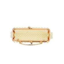 Acrylic Pearl Evening Purse, Clutch, Elegance Metal Handle Bag With Crossbody Strap, White, Makeup Bag, Kisslock Pearl Bag, Vintage Purse, For Wedding, Dating, Anniversary, Bride And Bridesmaid, Pure White Spring Color - 米色 - 查看 8